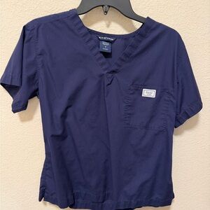 Blue Sky Classic Navy Medical Scrub Top